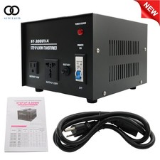 3000 Watt Step Up/Down 110v to 220v/220v to 110v Voltage Converter Transformer