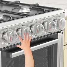 Stove Knob Covers for Child Safety - 5 Pack Upgraded Gas Stove Knob Covers
