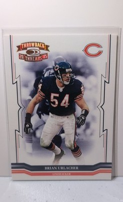 2005 Donruss Throwback Threads - Brian Urlacher #25 Bronze Holo Foil /250