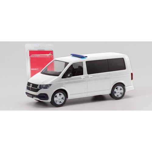 MiniKit Volkswagen T 6.1 bus, blanc - HERPA 013895 - HO 1/87 | Zustand: Neuf