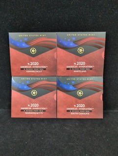 2020 S Complete American Innovation $1 Dollar Reverse Proof 4 Coins OGP
