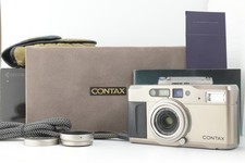LCD Works Near MINT Contax TVS Point Shoot 35mm Film Camera From JAPAN