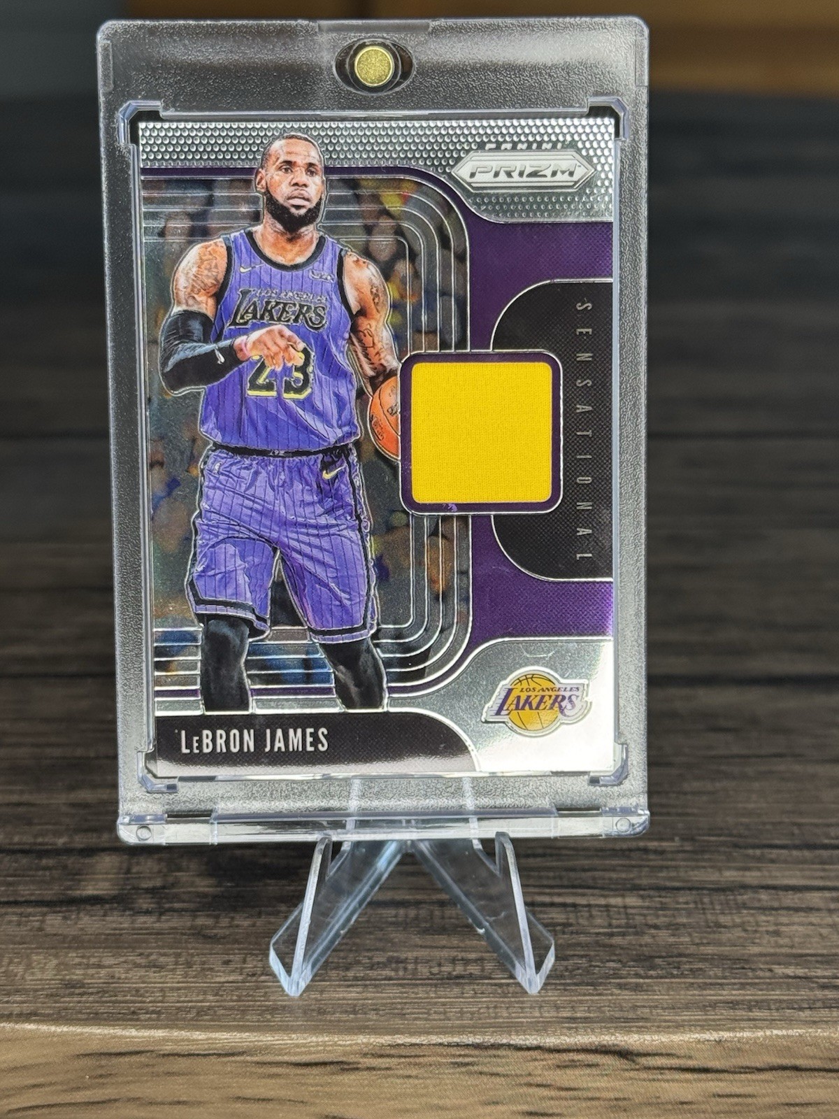 LeBron James 2019 Prizm #SS-LBJ Sensational Swatches Price Guide