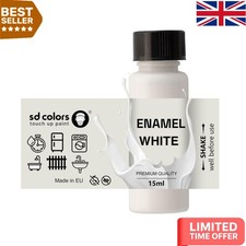 Glossy White Touch Up Paint - Quick Drying & Perfect for Appliances & Fixtures