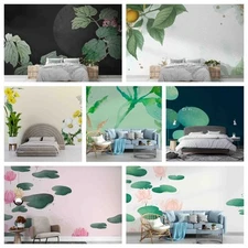 3D Leaves Floral Color Self-adhesive Wallpaper Removable Wallpaper Wall Mural