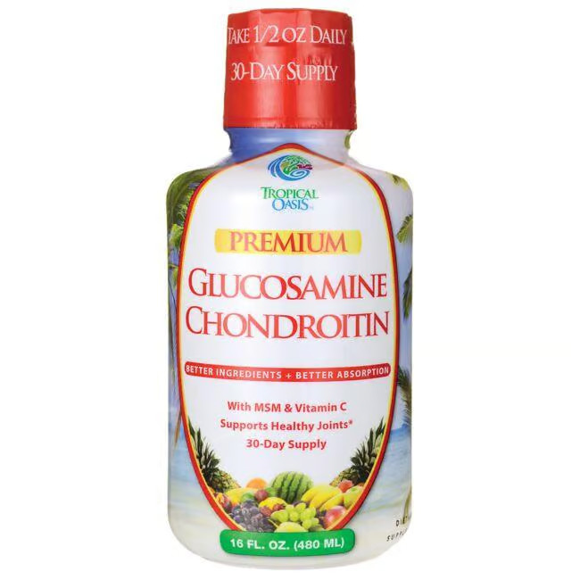 Tropical Oasis Premium Glucosamine Chondroitin 16 жидких унций Liq 6490₽