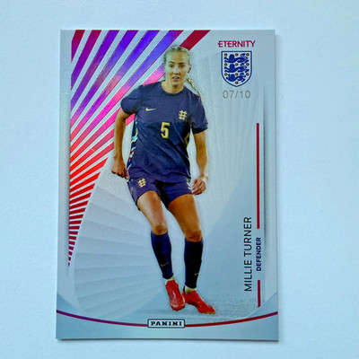 Panini Lionesses Eternity 2025 Millie Turner /10 SSP England Red Rare Card