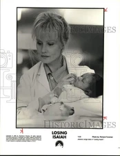 1995 Press Photo Jessica Lange stars in "Losing Isaiah" - lrp20318