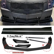 Front Bumper Lip Spoiler Splitter Car Body Rear For Cadillac CTS ATS