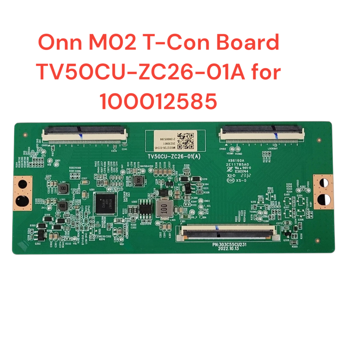 Onn M02 T-Con Board TV50CU-ZC26-01A for 100012585 | eBay