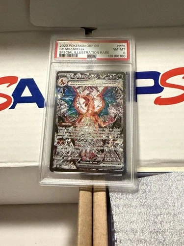 PSA 8 Obsidian Flames Charizard EX 223 - English Special Illustration Rare