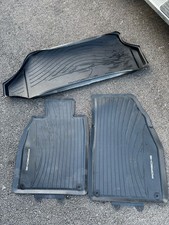 17-25 Porsche Cayman 991 981 Oem Rubber All-weather Floor Mats Trunk May Black