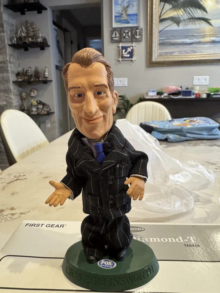 Fox Sports Headliners XL 1999 Colección NFL Marrón Collinsworth Bradshaw Largo Foto 4 de 4