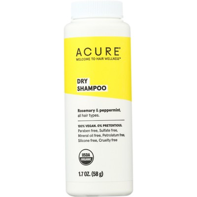 Acure Dry Shampoo All Hair Type Rosemary & Peppermint 1.7 Oz