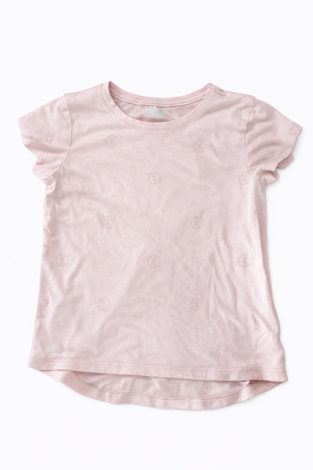 Girls Old Navy Peace Sign Shirt Size 6/7