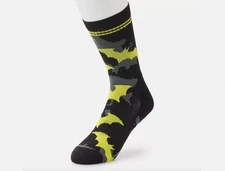 Batman Crew Socks, Official Licensed DC comics merch (Mens Shoe size 8-12) New