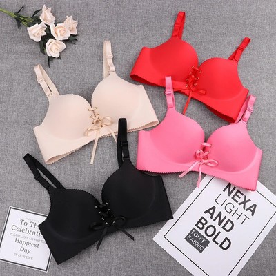 Push Up Bra Women's Seamless Wireless Deep V Support Comfort Fit Sexy Bras