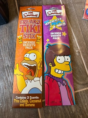 The Simpsons Incense Sticks - Freaky Tiki Stix and Scents of the 70s NIB
