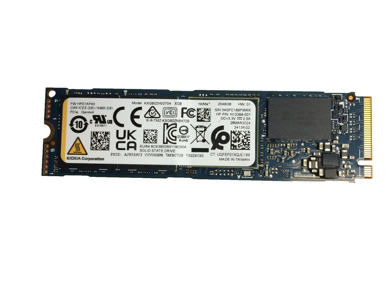 2TB M.2 NVMe SSD Internal Solid State Drive 2280 Major brands | Very Good Health