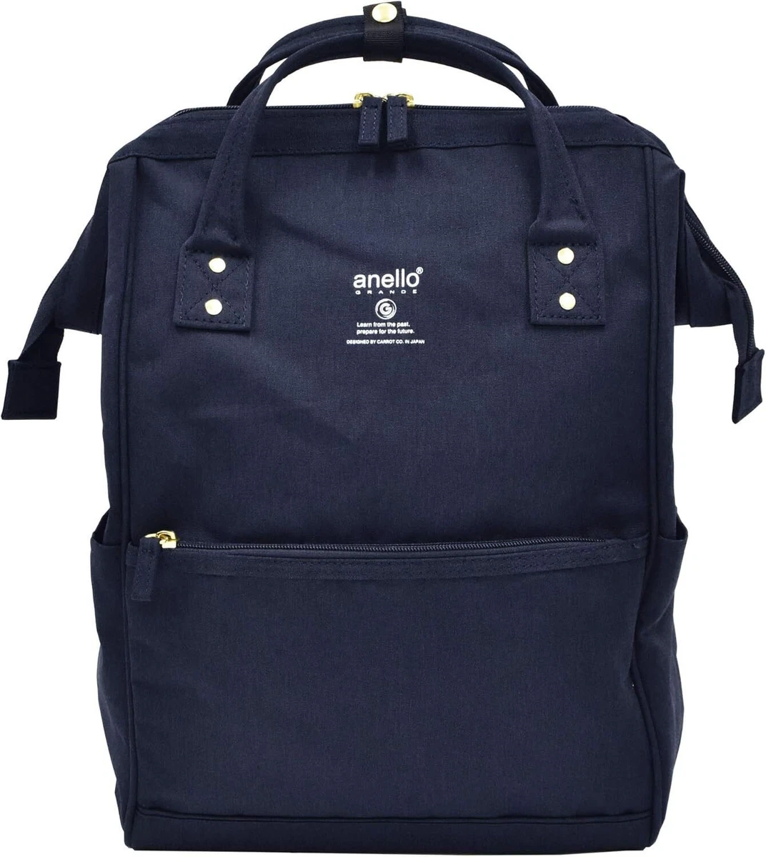 anello leather backpack navy blue anello Backpack Blue Bags & Handbags for Women for sale