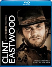 Clint Eastwood 3-movie Western Collection Blu-ray Mitchell Ryan New