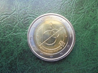 2 Euro Münze Italien . Luftstreitkräfte . 2023 . selten .
