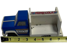 Vintage Tonka Pepsi-Cola Delivery Truck 7.75  Pressed Steel Blue / White
