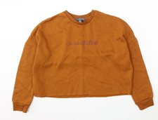Womens UK Size 2XS Primark Brown Pullover Sweatshirt
