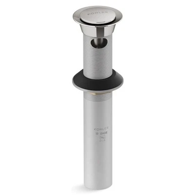 Kohler 25322-TT Pop-Up Clicker Drain with Overflow Vibrant Titanium - Image 1 of 4