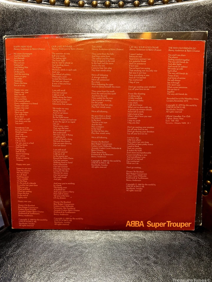 ABBA - Super Trouper Vinyl LP [1980] XSD 16023 - Image 3 of 4