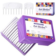 20 Pcs Knit Blocking Pins Knit, Knit Blockers Combs for Blocking, Knitting Pi...