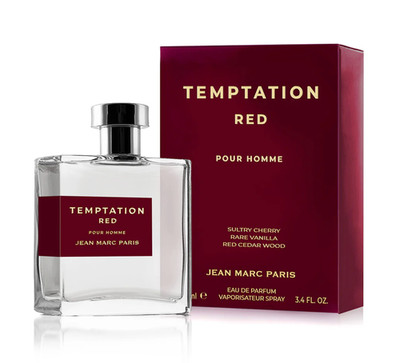 TEMPTATION RED Pour Homme by Jean Marc Paris - Eau de Parfum EDP