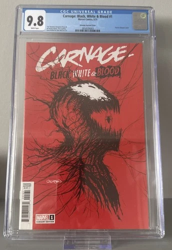 Carnage Black White and Blood #1 Gleason - Graded CGC 9.8 NM/M
