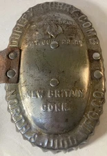 Vtg Antique Duplex Curry Farm Horse Comb North & Judd Mfg Co Anchor Brand 1909