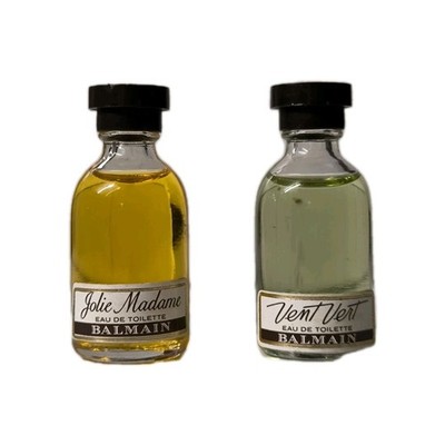 Parfum Miniatur EDT Pierre Balmain VENT VERT Jolie Madame Vintage Sammler 2st.