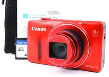  N MINT Canon PowerShot SX600 HS Red Digital Camera 16MP 18x from Japan 1648