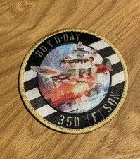 Spitfire Belgian Air Force D-Day 350 SQN Patch Aufn&auml;her Florennes Klett F-16