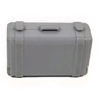 Vtg Marx Grey Suitcase Travel Stickers Luggage Baggage Plastic Replacement