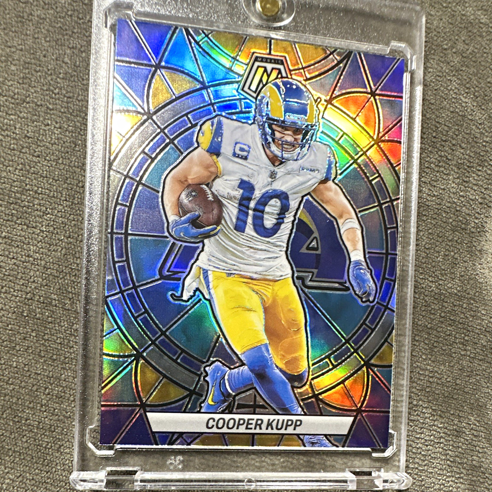 Panini 2023 Mosaic Cooper Kupp Stained Glass Insert Los Angeles Rams SG-17