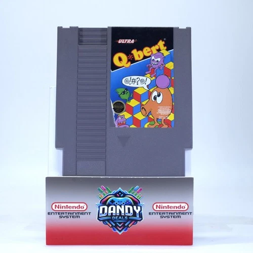 Q*bert Authentic, Tested - NES