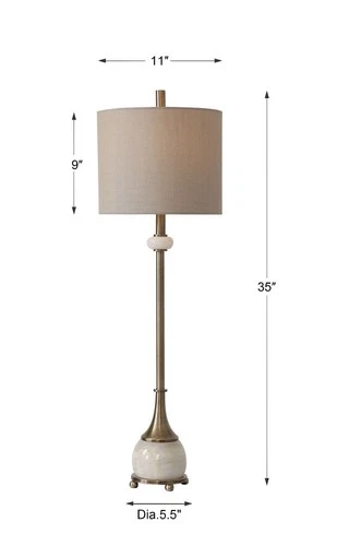 Natania - 1 Light Buffet Lamp Lamps Uttermost 29687-1 - Picture 8 of 12