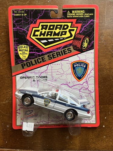 1997 Road Champs Police Series Port Authority Police Diecast Car 1/43 Scale NEW