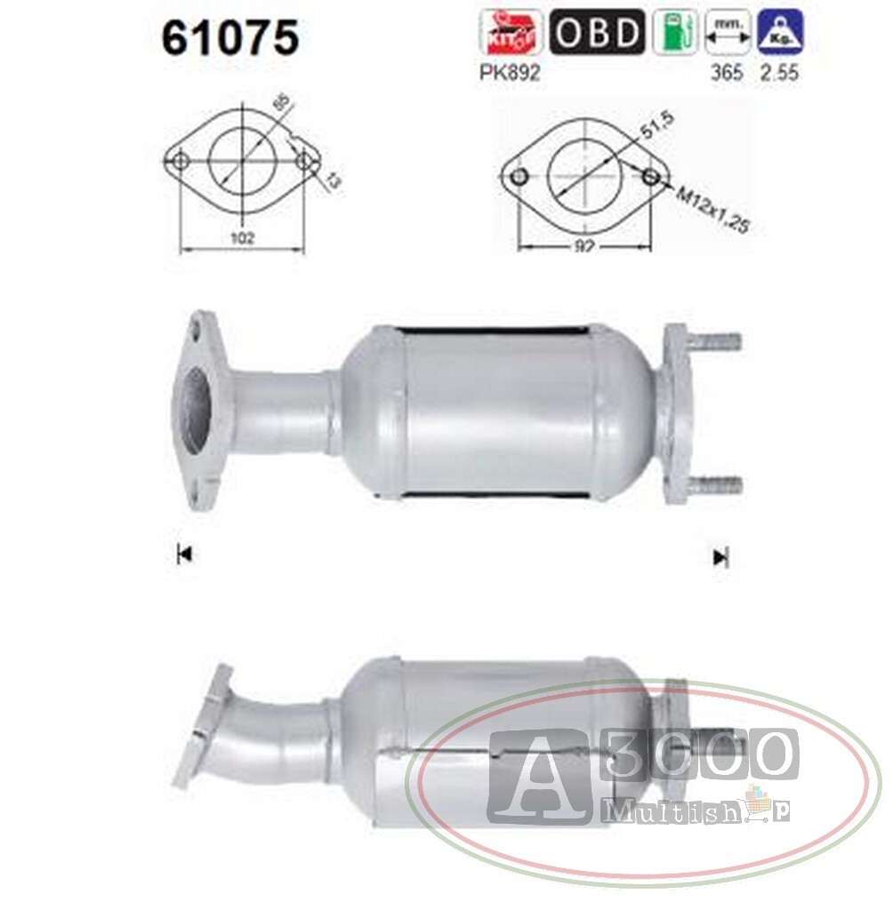 Catalizzatore DirectFit Catalytic Converter DFC KIA VENGA 1.4i 16V
