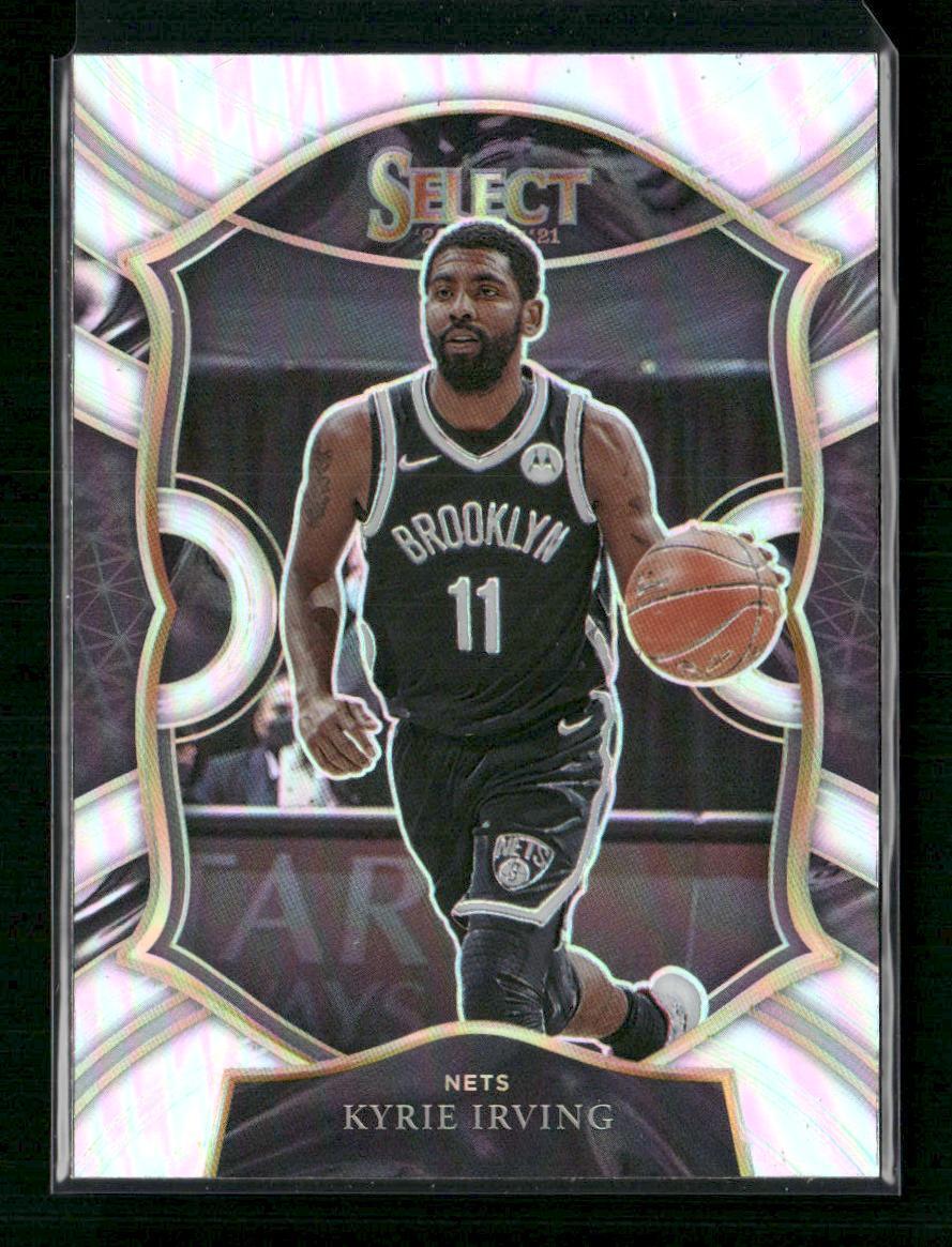 2020-21 Panini Select #42 Kyrie Irving Silver Prizms