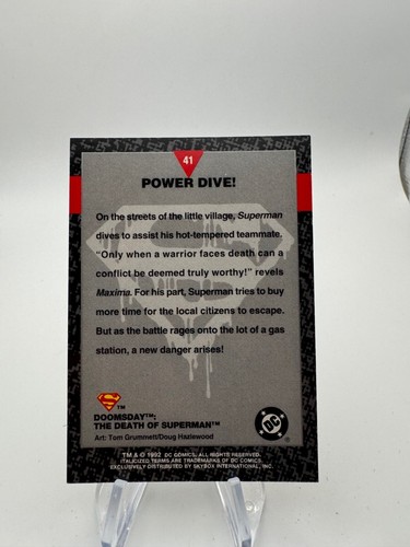 The Death of Superman Doomsday Trading Card YOU PICK DC Comic 1992 Fleer Skybox - Picture 106 of 206