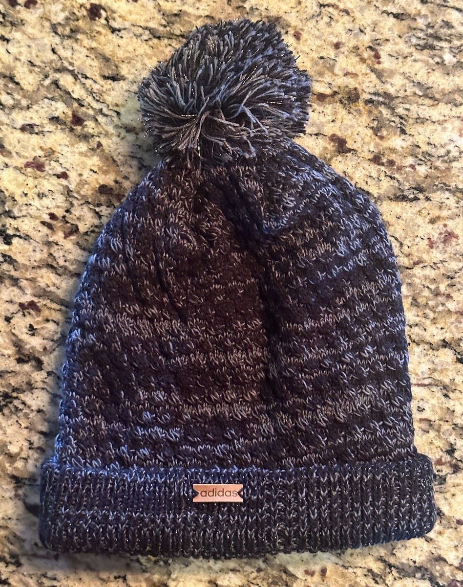 Adidas Black/Onix/Gold Twilight II Lurex Ballie Beanie Pom  display picture 2
