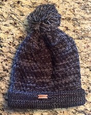Adidas Twilight II Lurex Ballie Metallic Pom Pom Beanie Knit Grey/Gold ONE SIZE adidas Beanie Twilight II Lurex Ballie Pom Gray Blackwomen  main image 3