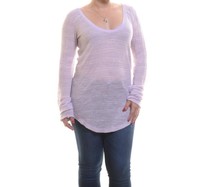 Free People Long-sleeve Striped Top Lilac Combo L on sale Free People Long-sleeve Striped Top Lilac Combo L on sale