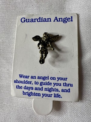 Guardian Angel Cherub Spirit Lapel Pin Tie Tack Pin Back Religious Gold ...