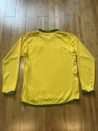Youth Nike Brazil 2006 World Cup Home Soccer Jersey | Medium | Yellow - Picture 3 of 4